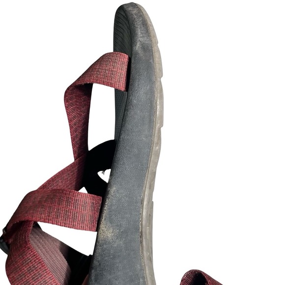 Chaco Z1 Classic Sandals Mens 11 Burgundy Maroon Adjustable Strap Hiking Shoes main image 8